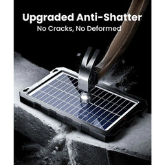 Upgraded 7.5-Watt Portable Waterproof Monocrystalline Solar Panel Trickle Charge