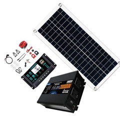 20000W Solar System with Panel | 100A Controller + 12V/24V to 110V/220V Inverter