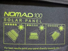 Goal Zero Nomad 100 Outdoor Portable Foldable Solar Panel Charger