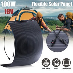 Flexible 200W Watt Solar Panel N-Type Mono 18V 18BB Home RV Camping PV Off Grid