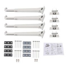 Adjustable Angle for Roof Install Solar Panel RV Tilt Mount Brackets Set 4 Packs