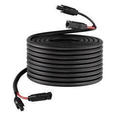 Uimoso 100FT Solar Panel Cable 10AWG with Connectors for Extension