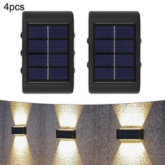 Waterproof Solar Wall Light for Outdoor Decoration and Easy Installation