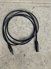 7 Feet 12 AWG Solar Panel Extension Cable PV Wire Solar Black Remanufactured