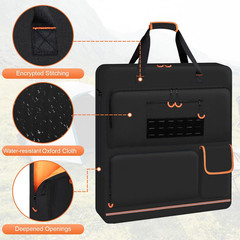Solar Panel Storage Bag Compatible with Jackery SolarSaga 100W 100X 200W Orange