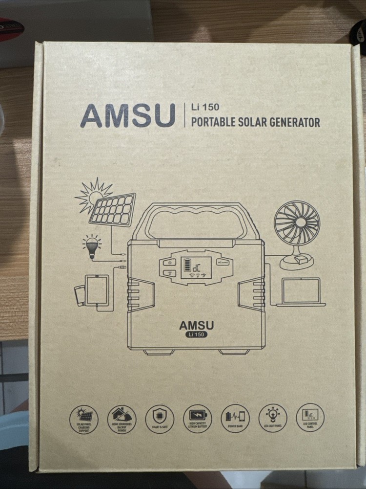 AMSU Li 150 Portable Solar Generator
