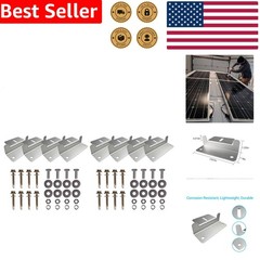 Aluminum Z Bracket Mounts 2 Sets Corrosion-Free RV Trailer Yacht Roof Install