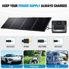 Solar Panel 500W 400W 300W 200W Mono 7-layer Laminated Foldable for Motorhome HQ