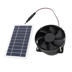 10W Solar Panel Powered Fan Kit Portable Silent Exhaust Fan For Outdoors For