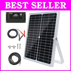 Monocrystalline Solar Panel Kit with Charge Controller