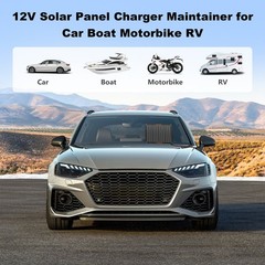 50 watt Solar Panel Kit 12V Battery Solar Trickle Charger for Car Boat RV