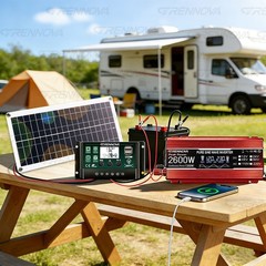 Grennova 2600W Off-Grid Solar Kit 60A MPPT Pure Sine Home RV Power