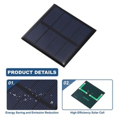8Pcs 2V 0.32W 160mA Mini Solar Panels, Solar Photovoltaic Power Cells