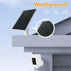 Ring Camera Solar Panel, Compatible with Ring Stick Up Cam Battery, Ring