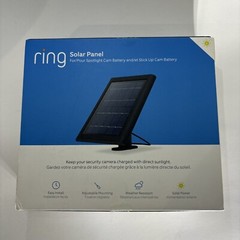 Ring Solar Panel Black For Spotlight Cam & Sticker Up Cam Keep Charged With Sun