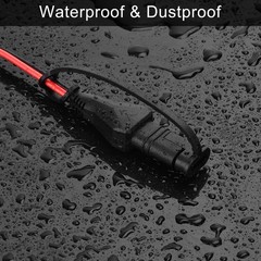 Waterproof SAE Alligator Clips Cable, SAE Plug to Battery Clamp Cord with 10A…
