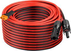 Solar Panel Adapter Cable to Xt60I 75FT – 10AWG Xt60I Female Solar Cable Tinned