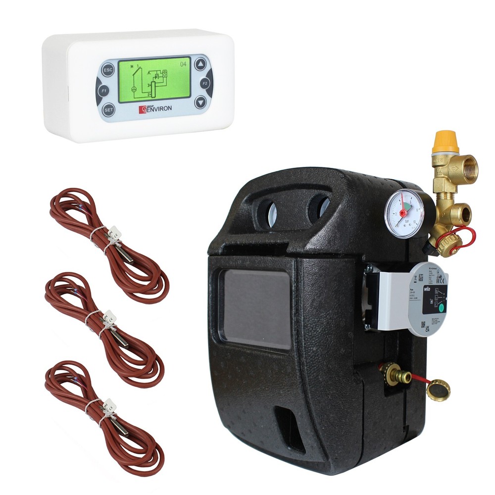 Dual Strand Solar Station 2-12L/min Wilo Energy Efficiency Pump with Control Tsol