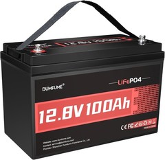 12V 100Ah LiFePO4 Lithium Battery Group 31 Deep Cycle BMS For RVs Solar Off-grid