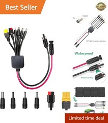 6-in-1 Solar Connector Kit: Universal Adapter for Solar Panels & Power Stations