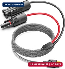 Solar Connector to XT60 Extension Cable 11Ft Power Solar Adapter for Anker Power