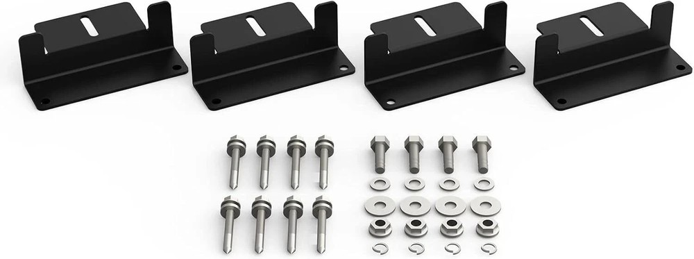Genuine EcoFlow Rigid Solar Panel Mounting Feet With Screws Washers And Nuts