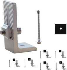 Solar Panel Mounting Bracket L Shape for Split Tin Bracket | 6 Pack