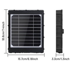 Trail Camera Solar Panel with 14W 8000mAh 12V 9V 6V Output Solar Charger Kits