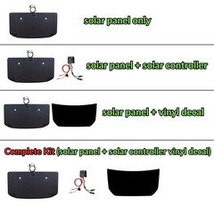 Toyota FJ Cruiser 105W 12V Lensun Hood Solar Panel ETFE Anti Glare Offroad D3