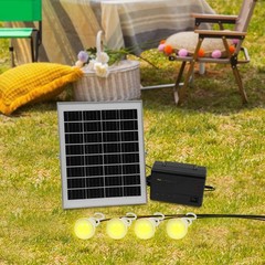 Portable Power Station with Solar Panel, Outdoor Generator Power Supply for Home