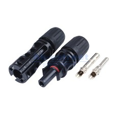 Lot 1-100 Pairs Solar Cable Connectors Male Female DIY For Solar Panel