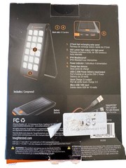 Tough Tested Solar IP44 LED10 Power Pack 10000mAh LED Light Panel NWB