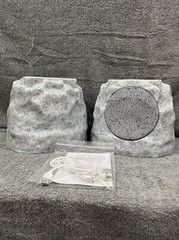 Solar LED Stone with BT Speaker – 2 pack – Marble