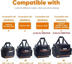 Jackery Explorer 1500 Carrying Case with Multiple Pockets & Easy Clean Features