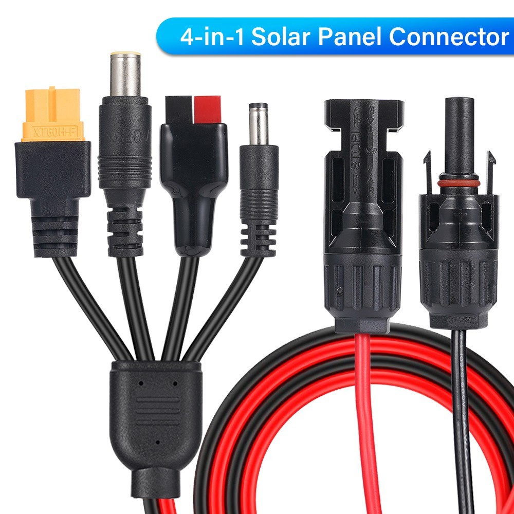 3ft Solar Panel Extension Cable Solar Panel Kit For XT60 DC5521 DC7909 Connector