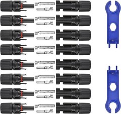 10/100PCS NEW Male Female Connector Set for DIY Solar Panel 30A Cable Waterproof