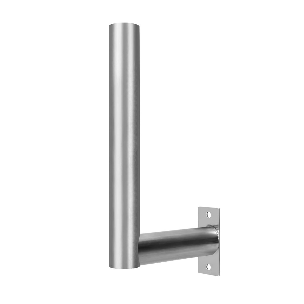 Stainless Steels Pole Mount 12» Length Universal L-Type Pole Mast Bracket fo…