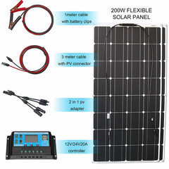 1000W Flexible Solar Panel 12V 24V Panel Solar 100W Monocrystalline Battery
