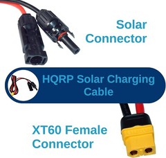 3.3Ft Solar Connector XT60 Adapter Charge Cable for Solar Panel, RV, Generator