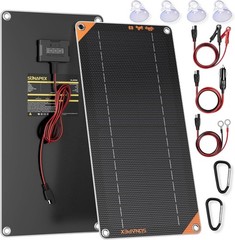 Smart 10W Solar Battery Maintainer | Prevents Overcharging
