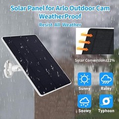 Solar Panel Charger Compatible with Eufycam 2C/2C Pro/E40/E20/2/2 Pro/E, 2Pack