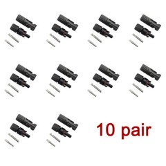 10 pair Solar Panel Photovoltaic Connectors 30A 1000V Solar Cable Connectors