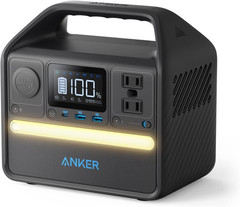 521 Portable Power Station Upgraded with Lifepo4 Battery, 256Wh 6-Port Powerhous