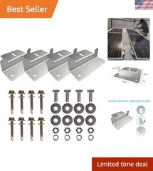 Corrosion-Free Aluminum Z Bracket Set for RVs and Boats – Solar Panel Mounting