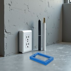 6Pcs Plastic Electric Outlet Box Extenders Single Gang for Thick Walls