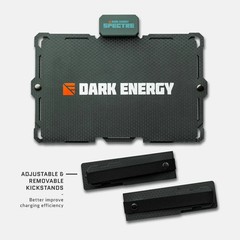 Dark Energy Spectre Gray 18W Folding Solar Panel for Charging Phones Power Banks