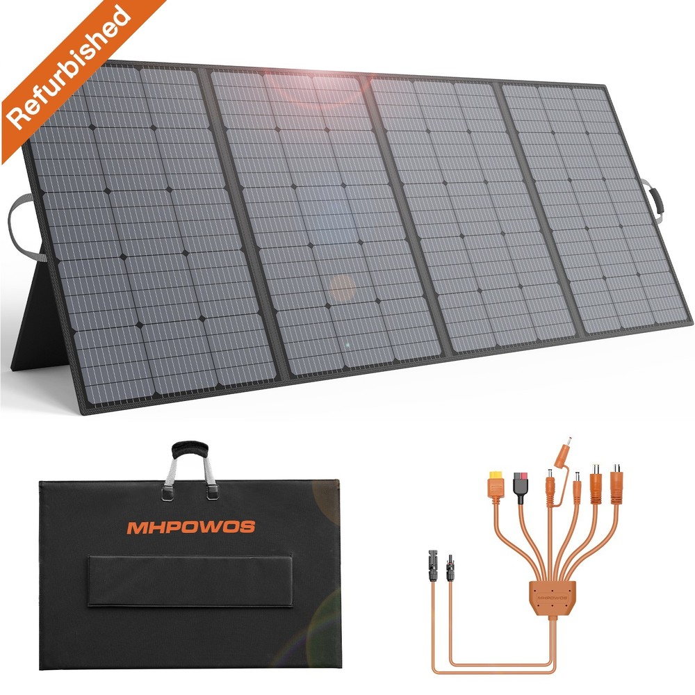400W Solar Panel Portable foldable for ECOFLOW RIVER 3 Plus Power Station Used