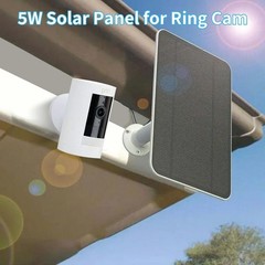 Continuous Power Solution: 5W Solar Panel for Ring Stick Up & Spotlight Cameras