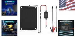 Efficient 10W Solar Charger with MPPT Controller for Long-Term Battery Care