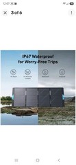 Anker SOLIX PS400 400W Monocrystalline Foldable Solar Panel MC4 48V IP67